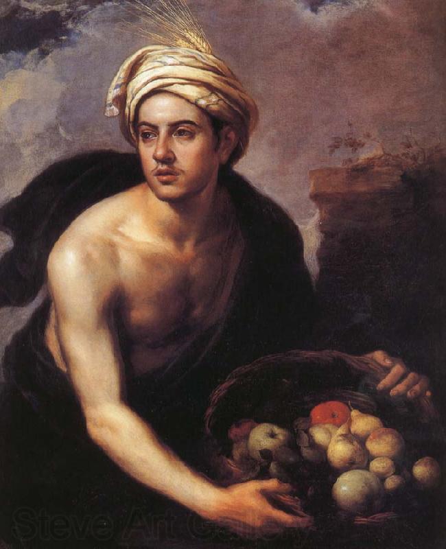 Bartolome Esteban Murillo The Shaonian Lang handheld Fruit Basket